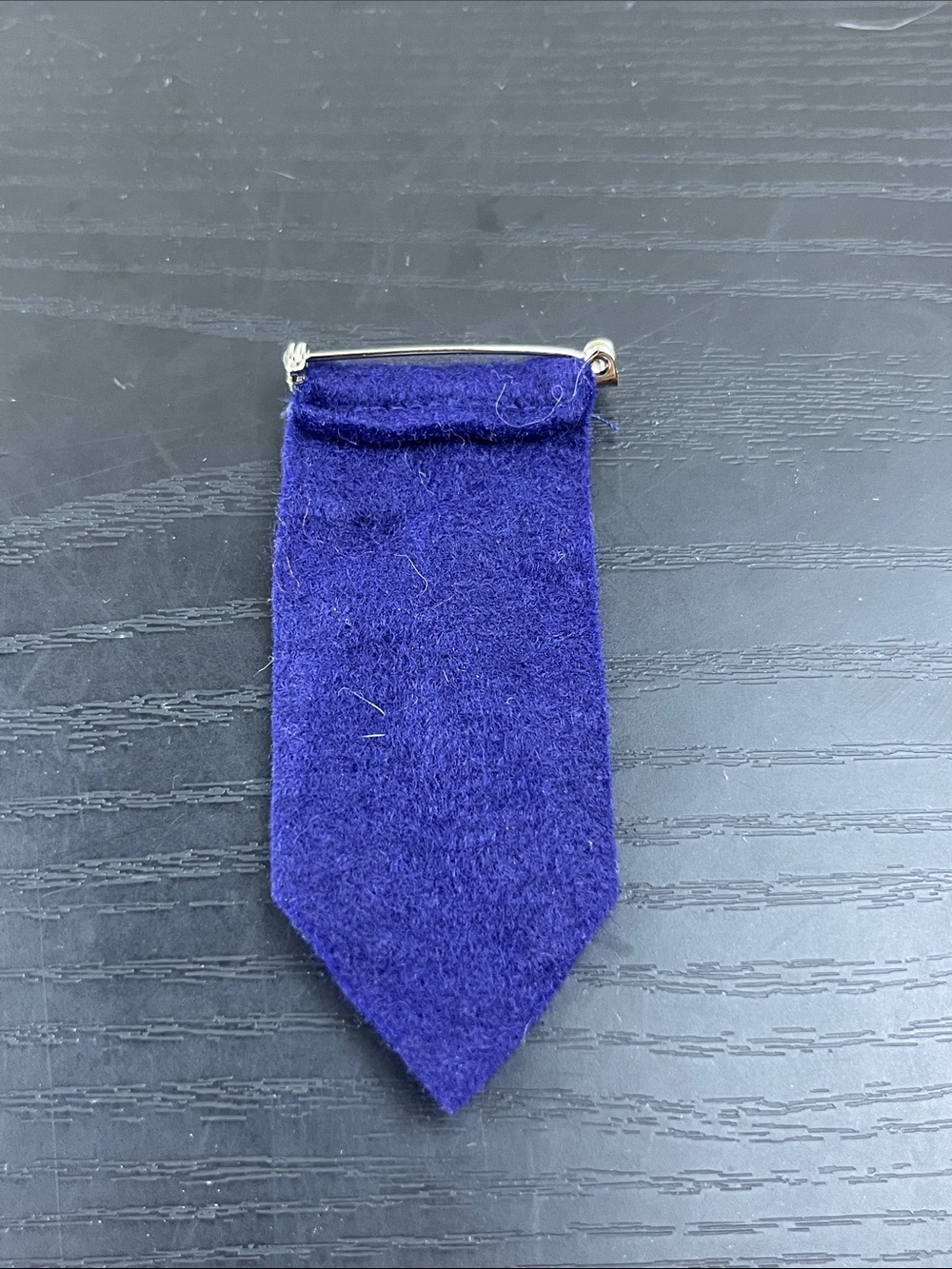 Official Girl Scout Insignia Tab Navy Blue Uniform Pin Holder GSUSA Replacement - Picture 2 of 4